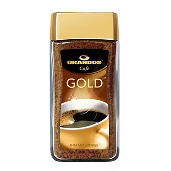 德國Grandos Gold金牌即溶咖啡100公克/罐