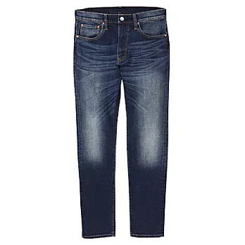 [MUJI 無印良品]男有機棉混彈性丹寧窄版褲靛藍30吋