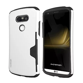 Phonefoam LG G5 插卡式吸震保護殼(白)