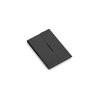 橫式薄型鋁製名片收納盒 CH828銀灰色