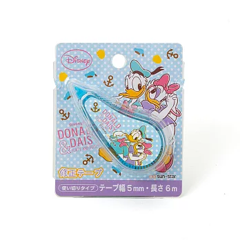 《sun-star》迪士尼繽紛文具第六彈-迷你修正帶(唐老鴨&黛西)