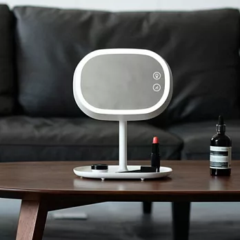 創意多功能充電式LED化妝鏡臺燈潔淨白