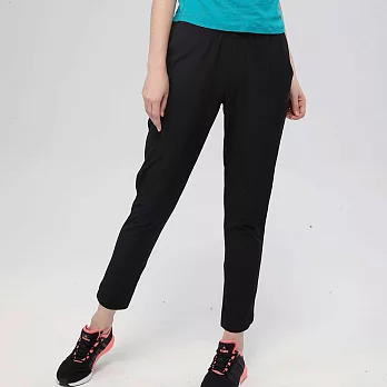 TOP GIRL-開衩舒棉長褲S黑