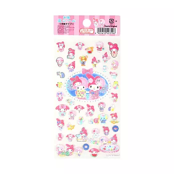 《Sanrio》美樂蒂和風夏日祭典貼紙(和紙)