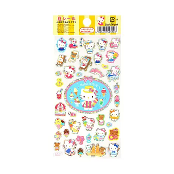 《Sanrio》HELLO KITTY歡樂夏日閃亮貼紙