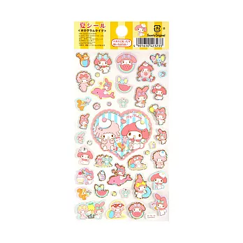 《Sanrio》美樂蒂歡樂夏日閃亮貼紙