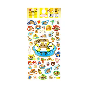 《Sanrio》蛋黃哥歡樂夏日閃亮貼紙
