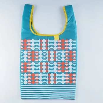 【Nicott】北歐紋樣環保購物袋(藍)