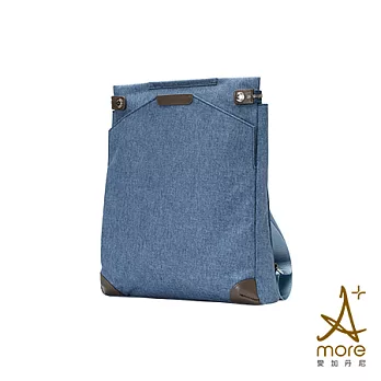 Amore愛加丹尼 沃克輕商旅職人兩用後背包灰藍