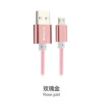 Apple iPhone iPad Lightning USB編織傳輸充電線 1公尺