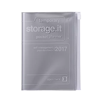 【MARK’S】2017週間直式手帳_STORAGE. it(A6)(銀)