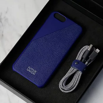 【iPhone 6s/6】Native Union 頂級時尚真皮配件禮盒海軍藍