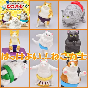 【日本進口】Ro-ment 貓力士 貓相撲 盒玩/食玩/景品/擺飾-全套8款含特典