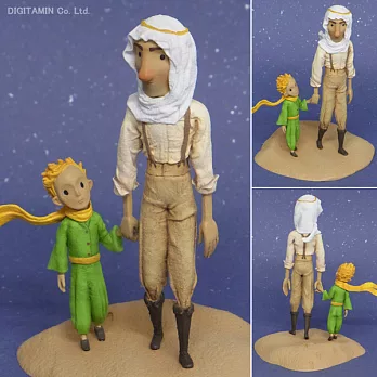 《Little Prince 小王子》小王子與飛行員場景公仔--X-PLUS出品(日本原裝)