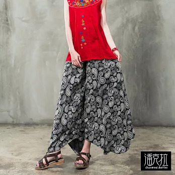 【潘克拉】大變型蟲開衩八角褲-F　FREE大變型蟲