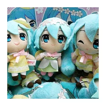 《初音未來》絨毛娃娃 初音春服版 全3款 隨機出貨-- Taito出品(日本原裝)