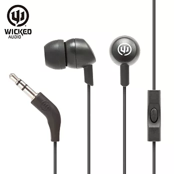 美國危客 Wicked Audio WI-1350 入耳式線控耳機黑色