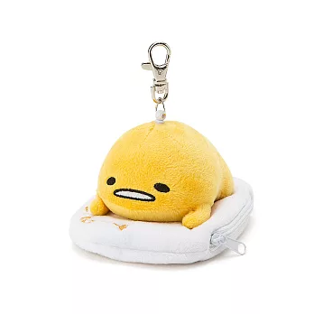 《Sanrio》三麗鷗人氣明星票選大賞系列趴趴造型玩偶伸縮車票套(蛋黃哥)