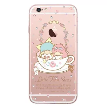 【雙子星】iPhone 6S Plus /6Plus 彩鑽透明保護軟套午茶