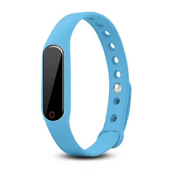 藍芽心率穿戴手環水藍色