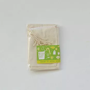 YOW帆布束口袋/ 5入