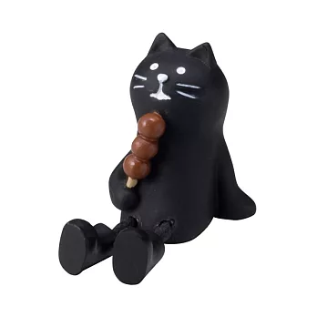 【DECOLE】concombre_等待貓公仔--黑貓