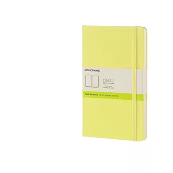MOLESKINE 彩色筆記本240/素面PLAIN/大型L/檸檬黃