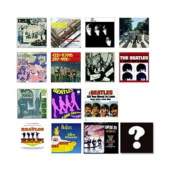 《盒玩》The BEATLES 披頭四迷你黑膠唱片第一彈全15款 隨機出貨 --ICAgency出品（日本原裝）