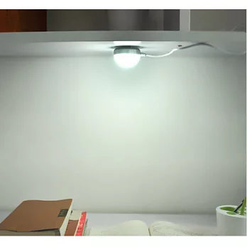 USB超輕巧LED磁吸閱讀隨身小圓燈白光