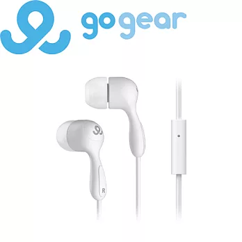 GoGear GEP2005 耳道式耳機麥克風白