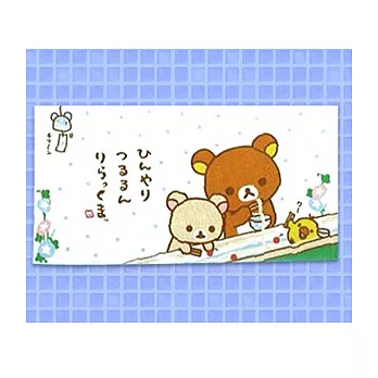 《拉拉熊》夏天就是吃涼麵橫式大浴巾--SYS出品(日本原裝)
