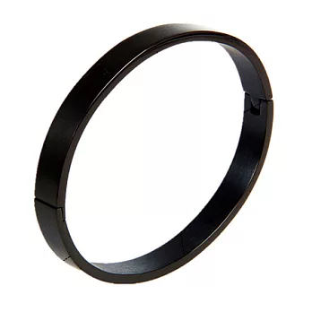 AmaZing 簡單愛-時尚簡約鈦鋼黑色情侶手環 (2款任選)男款