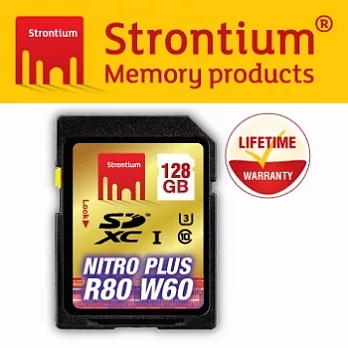 力鍶Strontium NITRO PLUS UHS-1 U3 SDXC 128GB 高階SD記憶卡