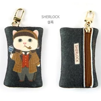 JETOY, 甜蜜貓 零錢包 鑰匙扣_Sherlock