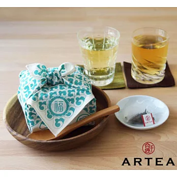 【ARTEA】雙色冷泡茶組- 蜜糖香紅茶+花開四季(手採原片立體茶包)3gx12包