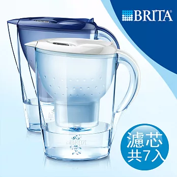 德國BRITA 馬利拉 3.5L記憶型濾水壺+MAXTRA 濾芯6支 (共7支濾芯)白色