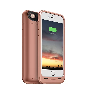 Mophie jucie pack air 電源式背蓋 for iPhone 6限量玫瑰金