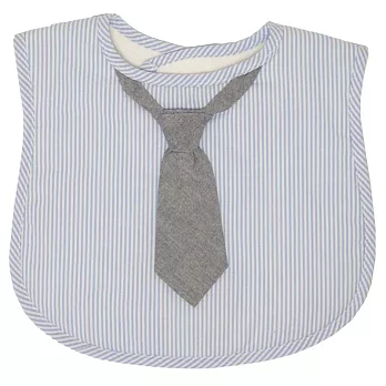 [美國Frenchie MC]小紳士領帶圍兜雅痞淺藍