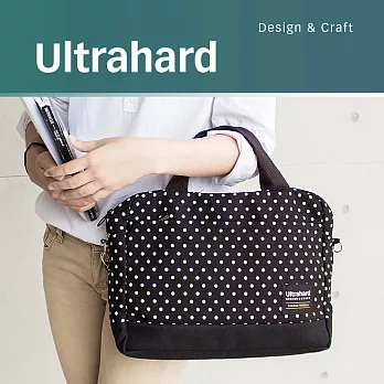 Ultrahard 美好年代 事務包系列-點點黑(適13吋筆電)