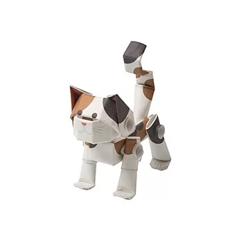 【PIPEROID】貓咪吸管紙藝模型_三毛貓
