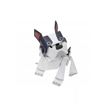 【PIPEROID】狗狗吸管紙藝模型_法國鬥牛犬