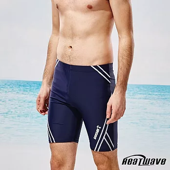 Heatwave熱浪 男泳褲 七分馬褲-巴柏格329藍色-M