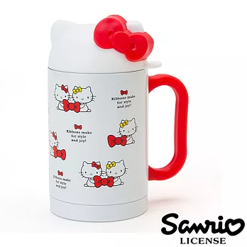 【日本正版商品】三麗鷗 Hello Kitty 大頭造型 310ml 保溫杯/保冷杯