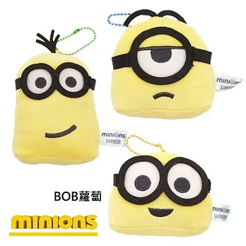 【日本進口正版商品】小小兵 大頭 玩偶吊飾/珠鍊鑰匙圈 -BOB