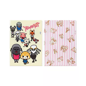 《Sanrio》衝吧烈子A4文件夾組(一組2入)