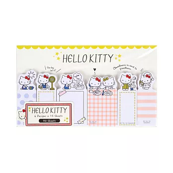 《Sanrio》HELLO KITTY迷你造型自黏便箋(快樂生活)