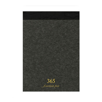365 notebook A7 炭色 鋼筆用