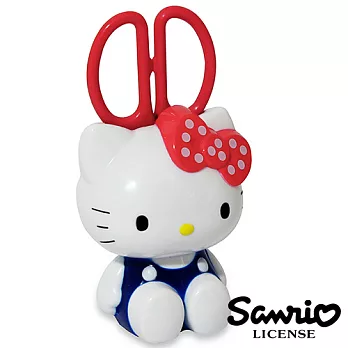 【日本進口正版】三麗鷗 Hello Kitty 造型剪刀組 含收納筒