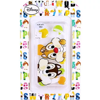 【Disney】HTC 10 / M10 魔幻系列 彩繪透明保護軟套奇奇&蒂蒂