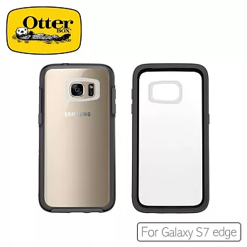OtterBox Galaxy S7 edge 炫彩幾何透明保護殼極黑水晶53155